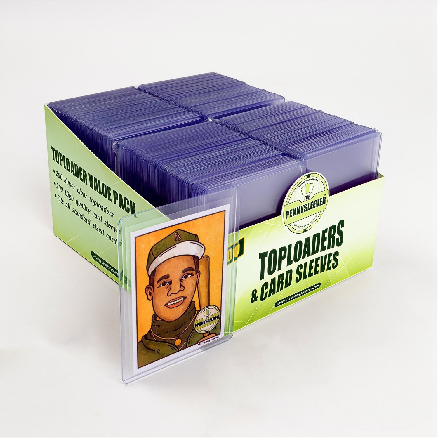 35 pt Toploader (200 count) with Sleeves COMBO Packs