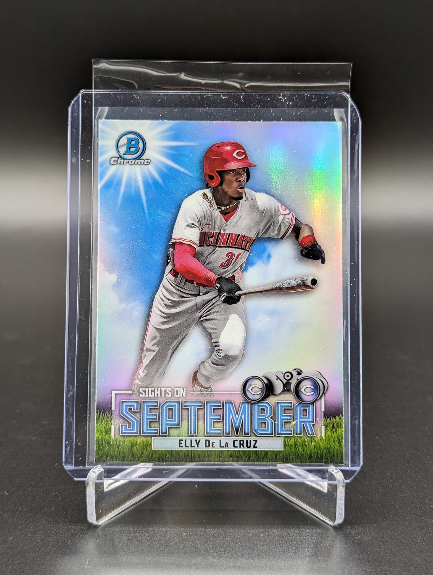 2023 Bowman Chrome Sights On September #SOS-7 Elly De La Cruz RC Reds