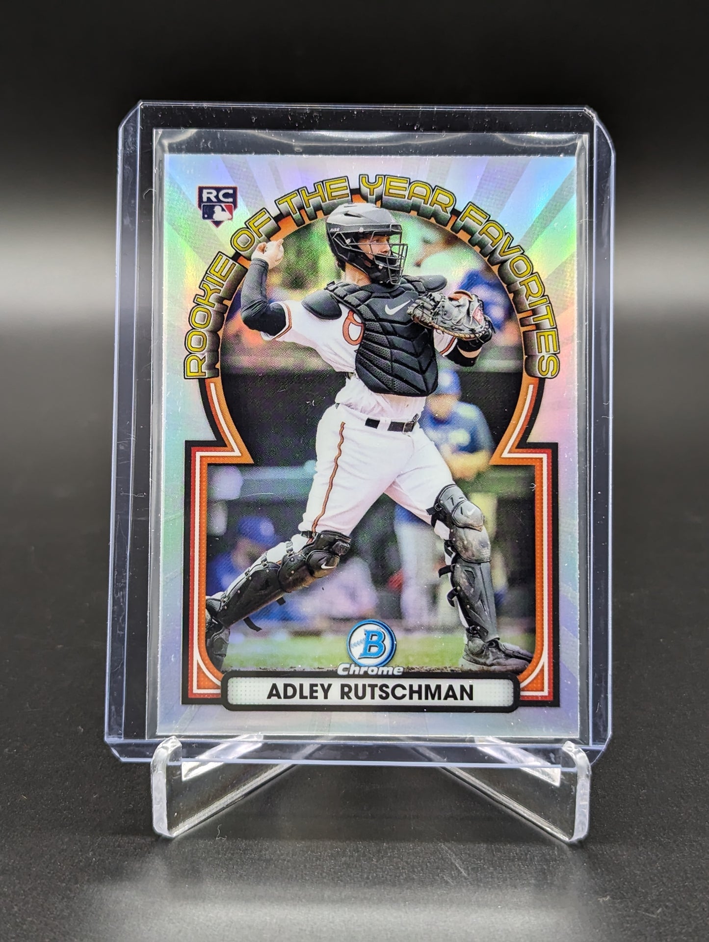 2023 Bowman Chrome ROY Favorites #ROYF-4 Adley Rutschman RC Orioles