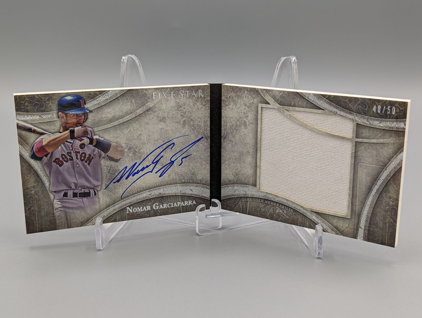 2014 Topps Five Star Game Used Auto #FSAB-NG Nomar Garciaparra #/50 Red Sox