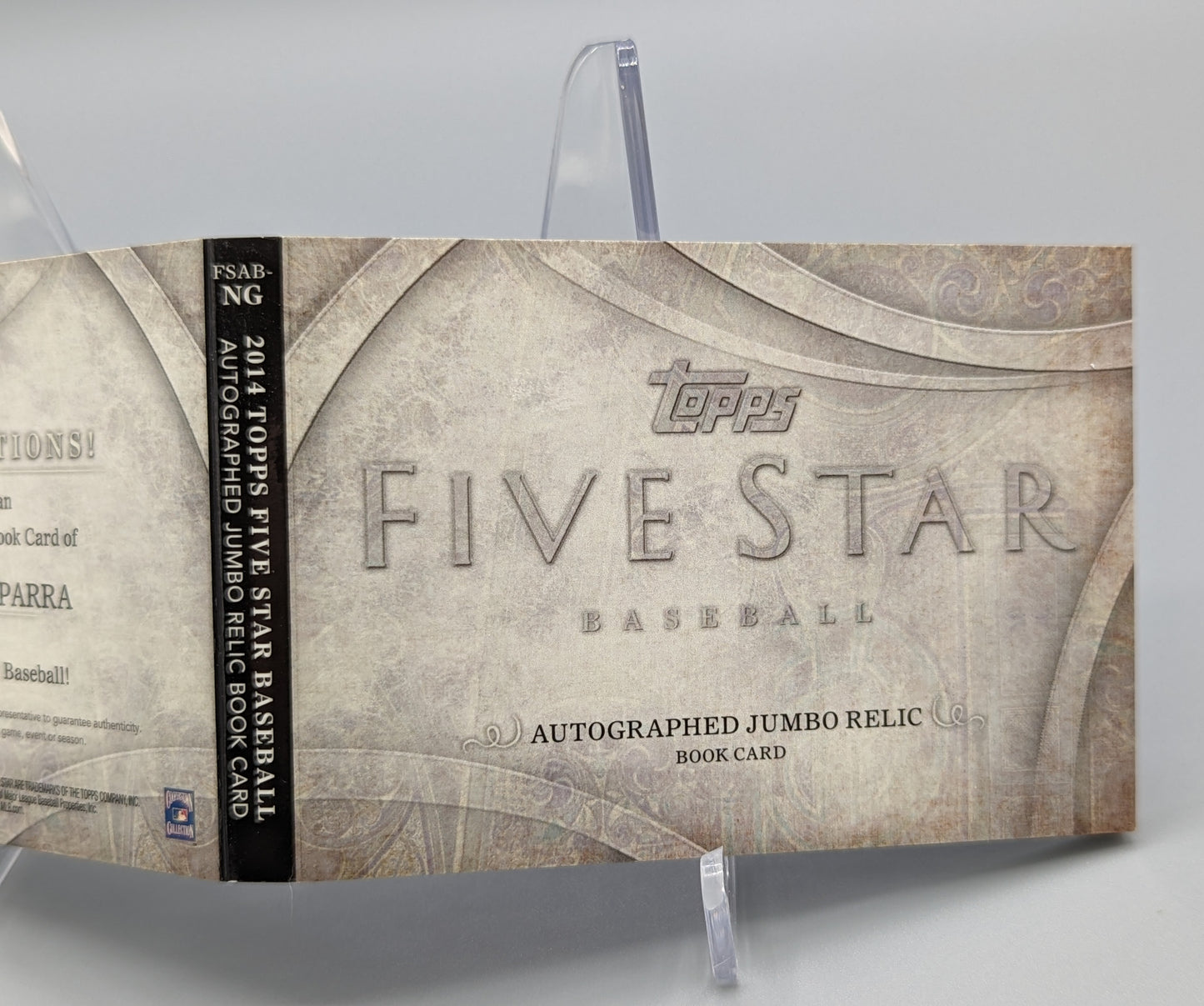 2014 Topps Five Star Game Used Auto #FSAB-NG Nomar Garciaparra #/50 Red Sox