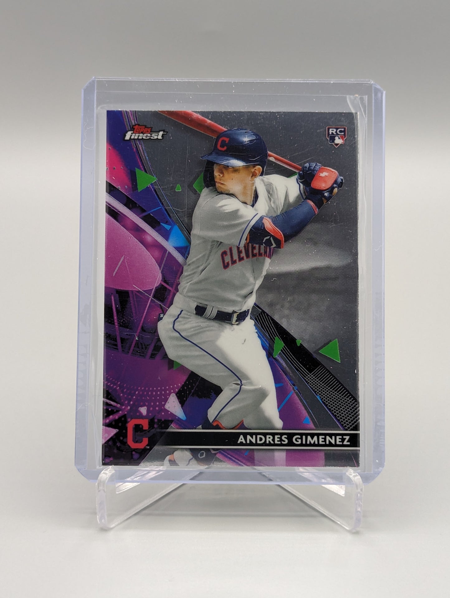 2021 Topps Finest #10 Andres Gimenez RC Indians