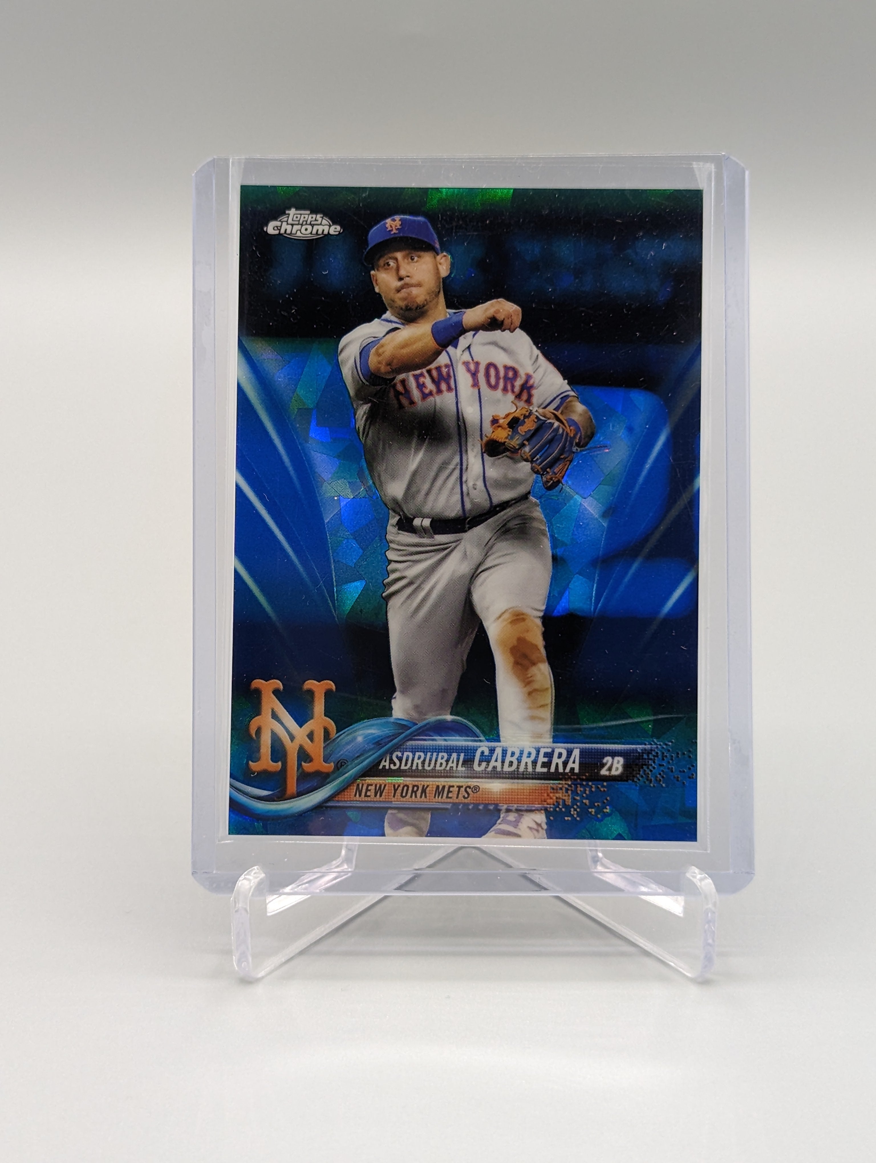 2018 Topps Chrome Sapphire #670 Asdrubal Cabrera Mets