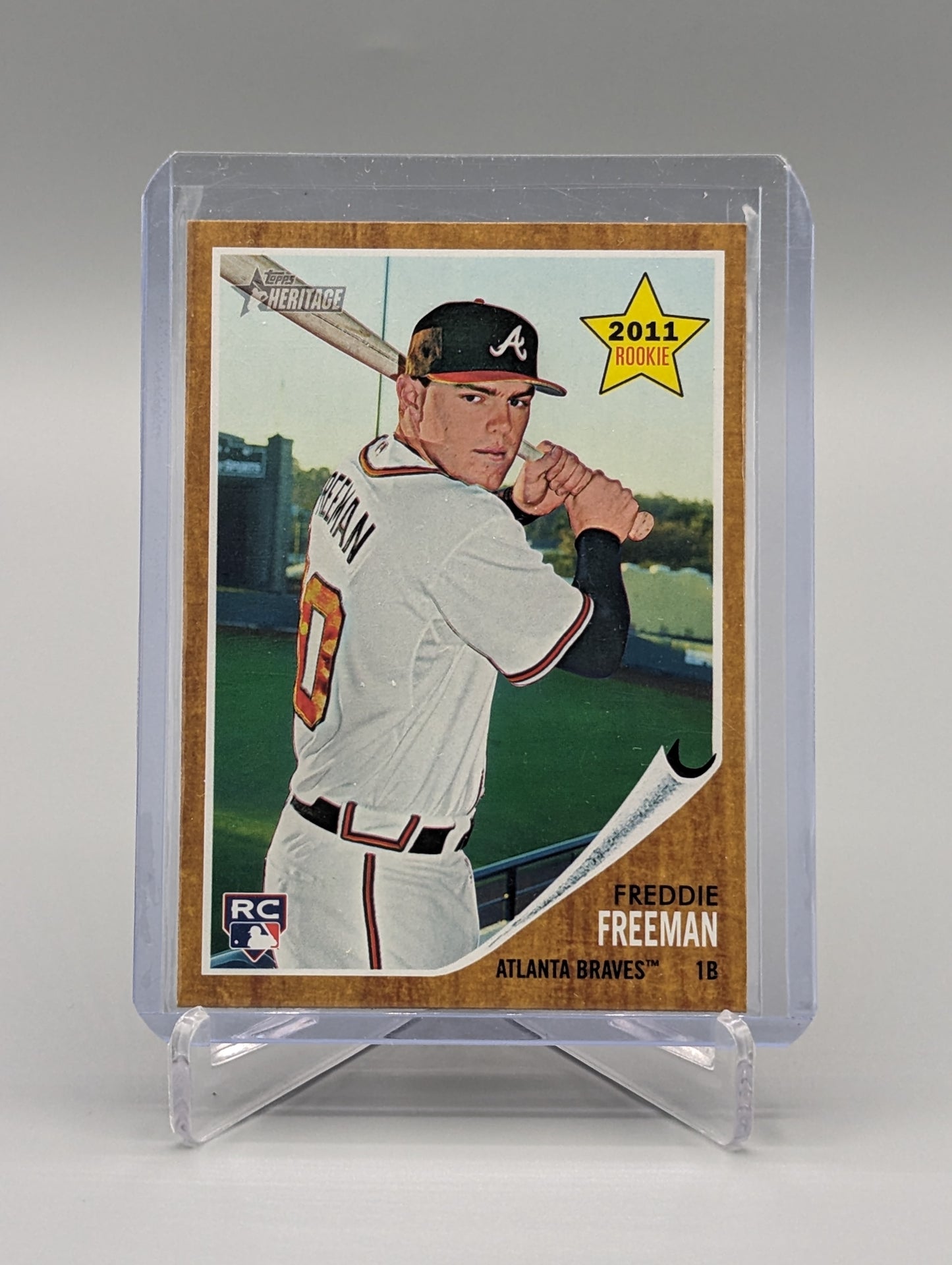 2011 Topps Heritage #76 Freddie Freeman RC Braves