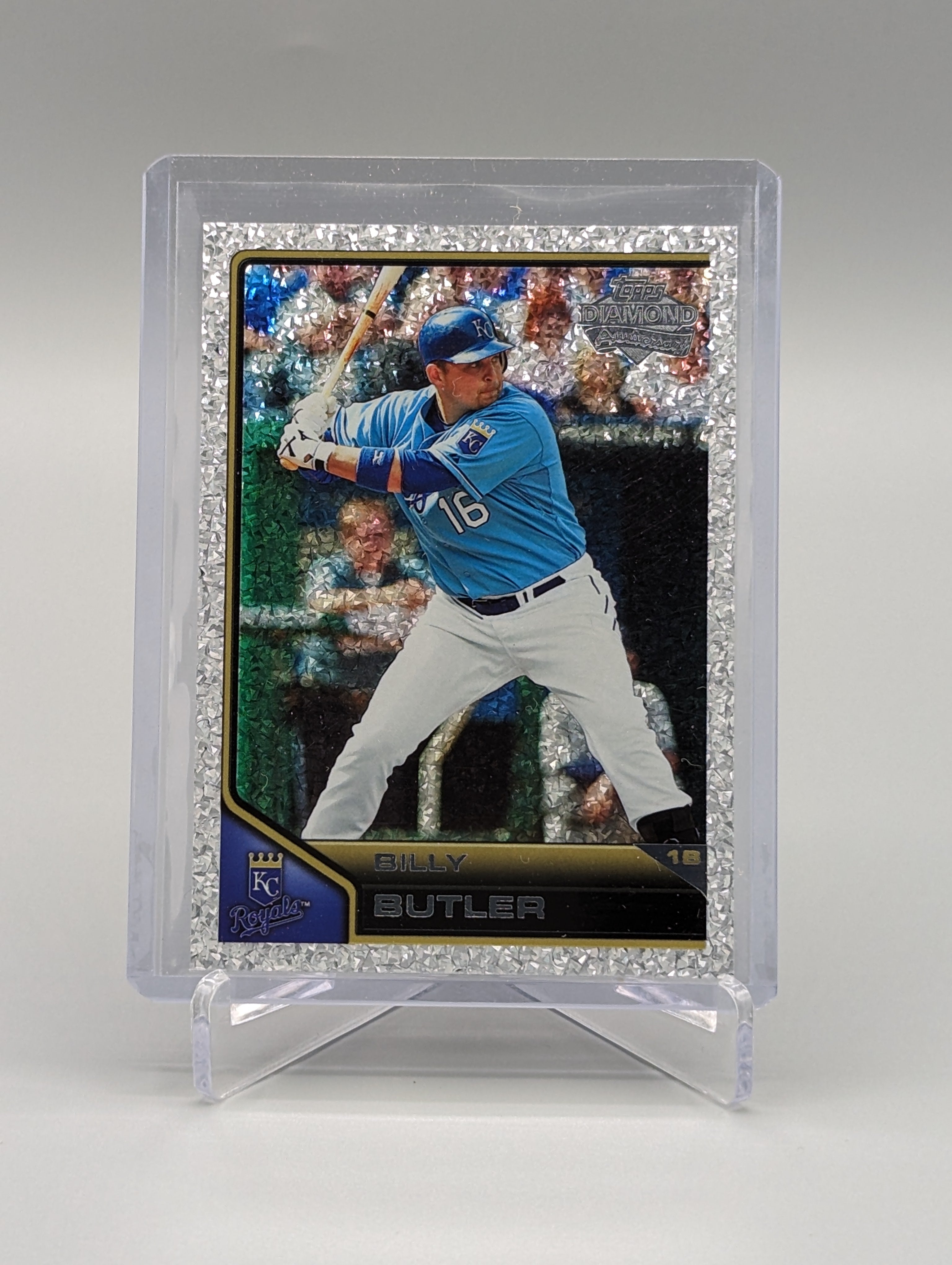 2011 Topps Lineage Diamond Anniversary Platinum Refractor #17 Billy Butler Royals