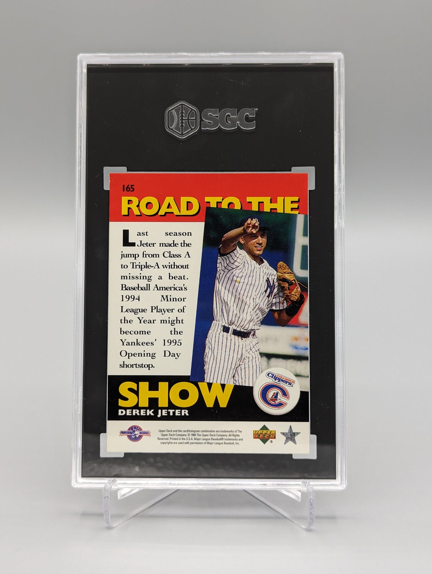 1995 Upper Deck Minor League Road To the Show #165 Derek Jeter Yankees