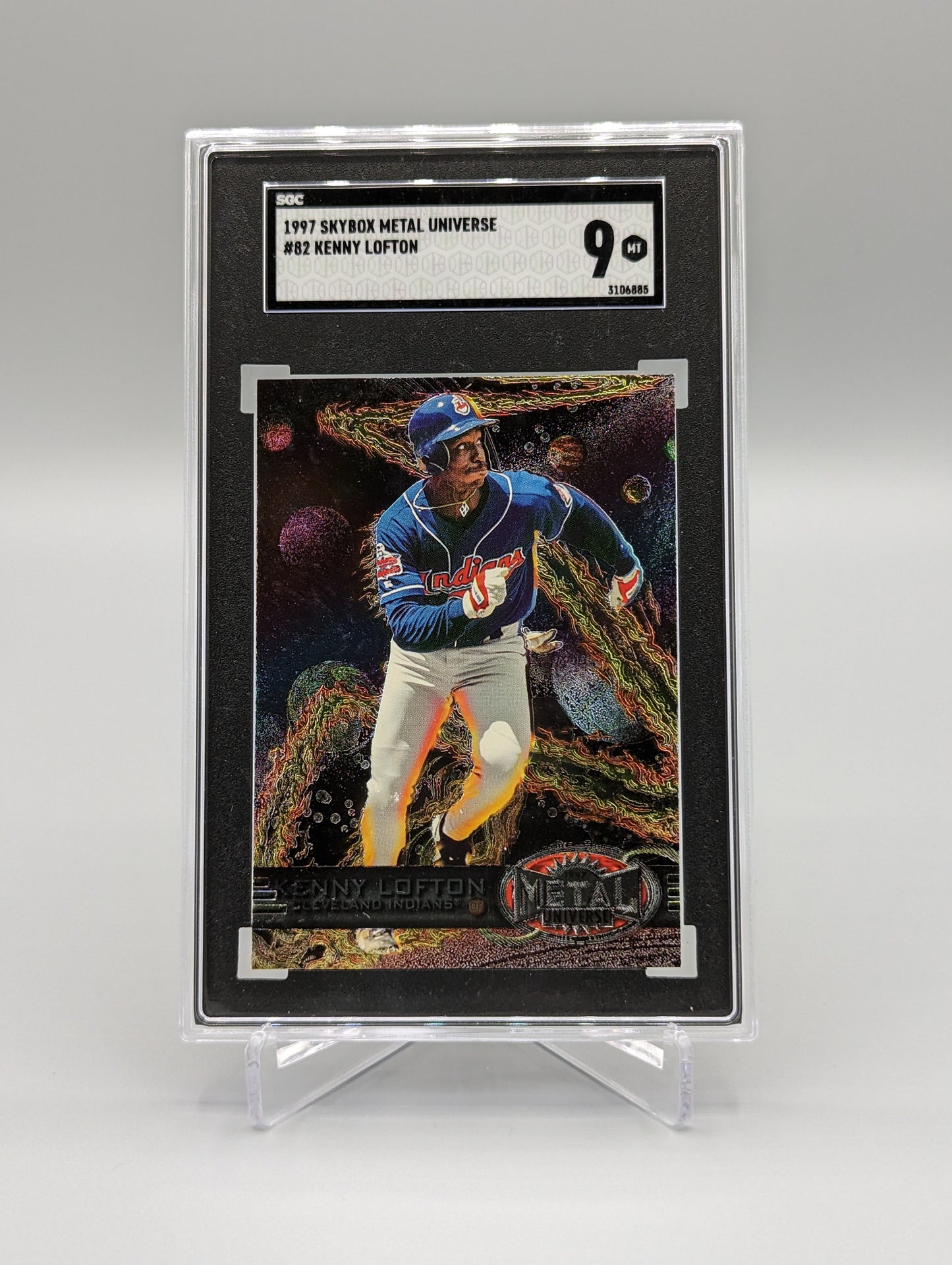 1997 Skybox Metal Universe #82 Kenny Lofton SGC 9 Indians