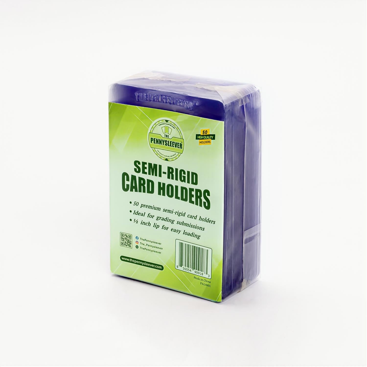 Semi-Rigid Card Holder #1 (3⁵⁄₁₆'' x 4⁷⁄₈'') (50 count)