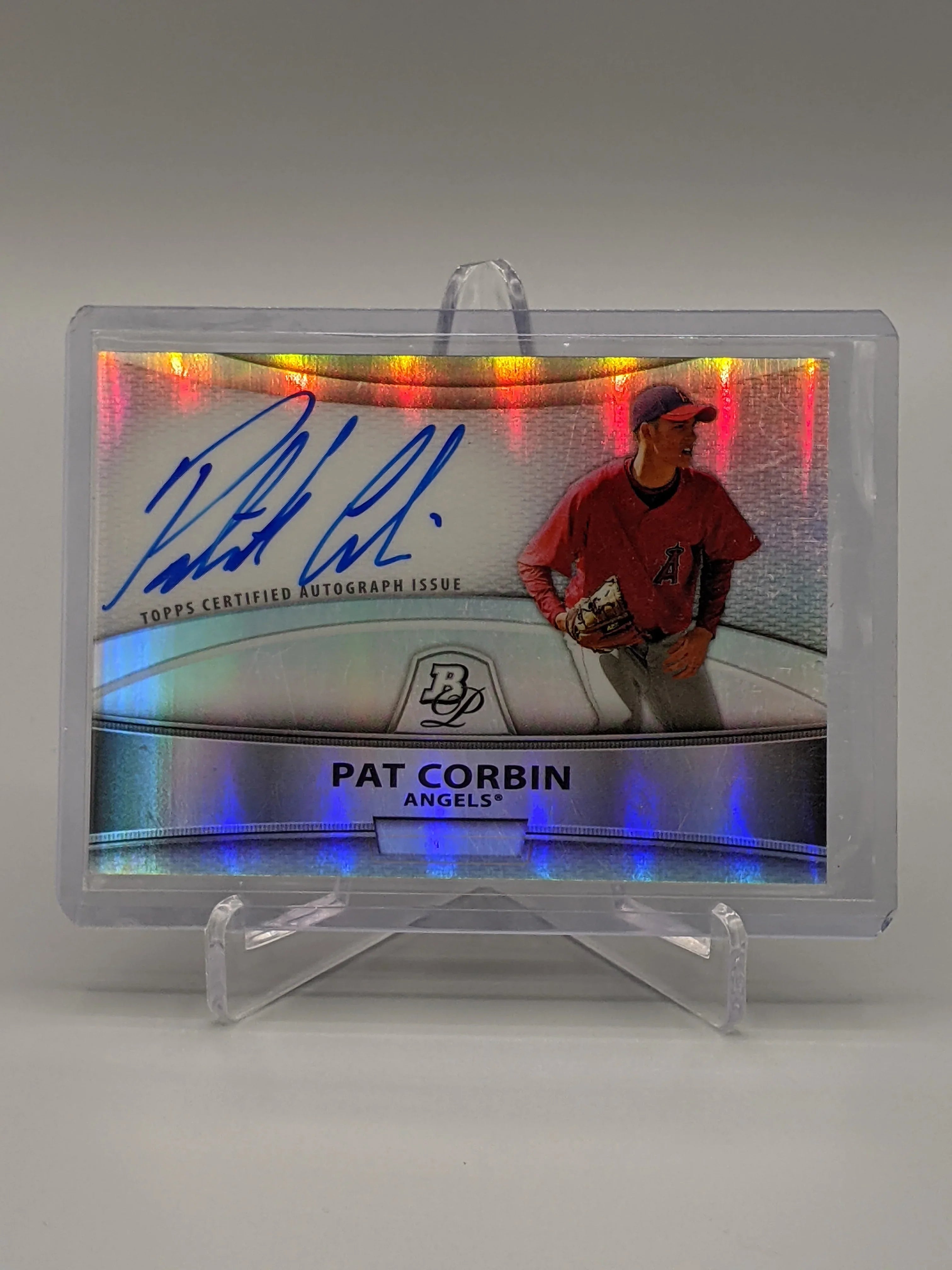 2010 Bowman Platinum Refractor Pat Corbin Angels