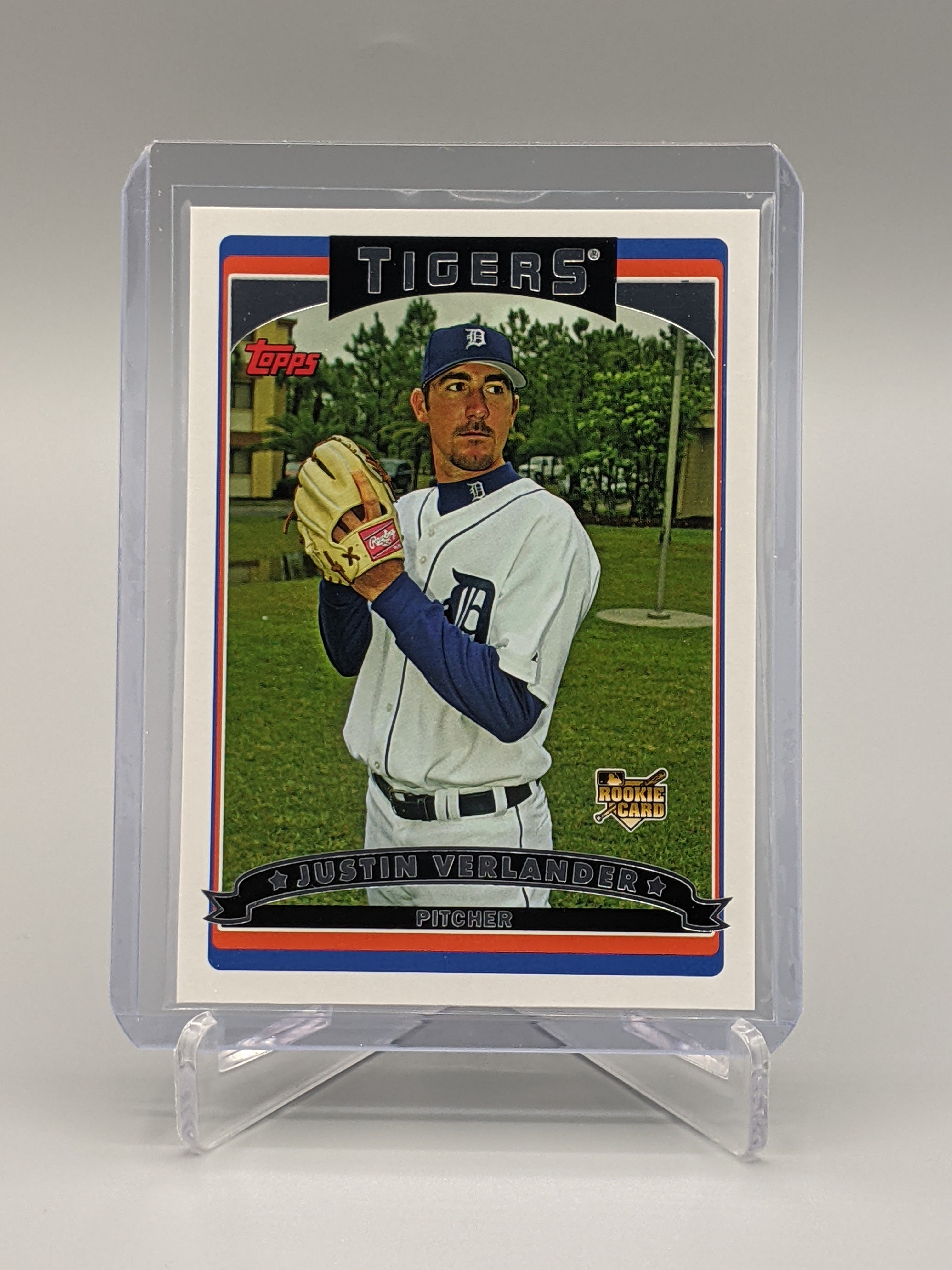 2006 Topps #641 Justin Verlander RC Tigers