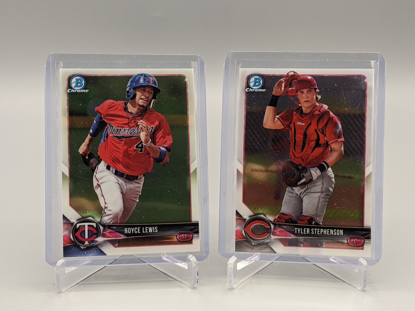 2018 Bowman Chrome Prospects Lot Pache, Jimenez (5 Cards) Crdinals Braves White Sox