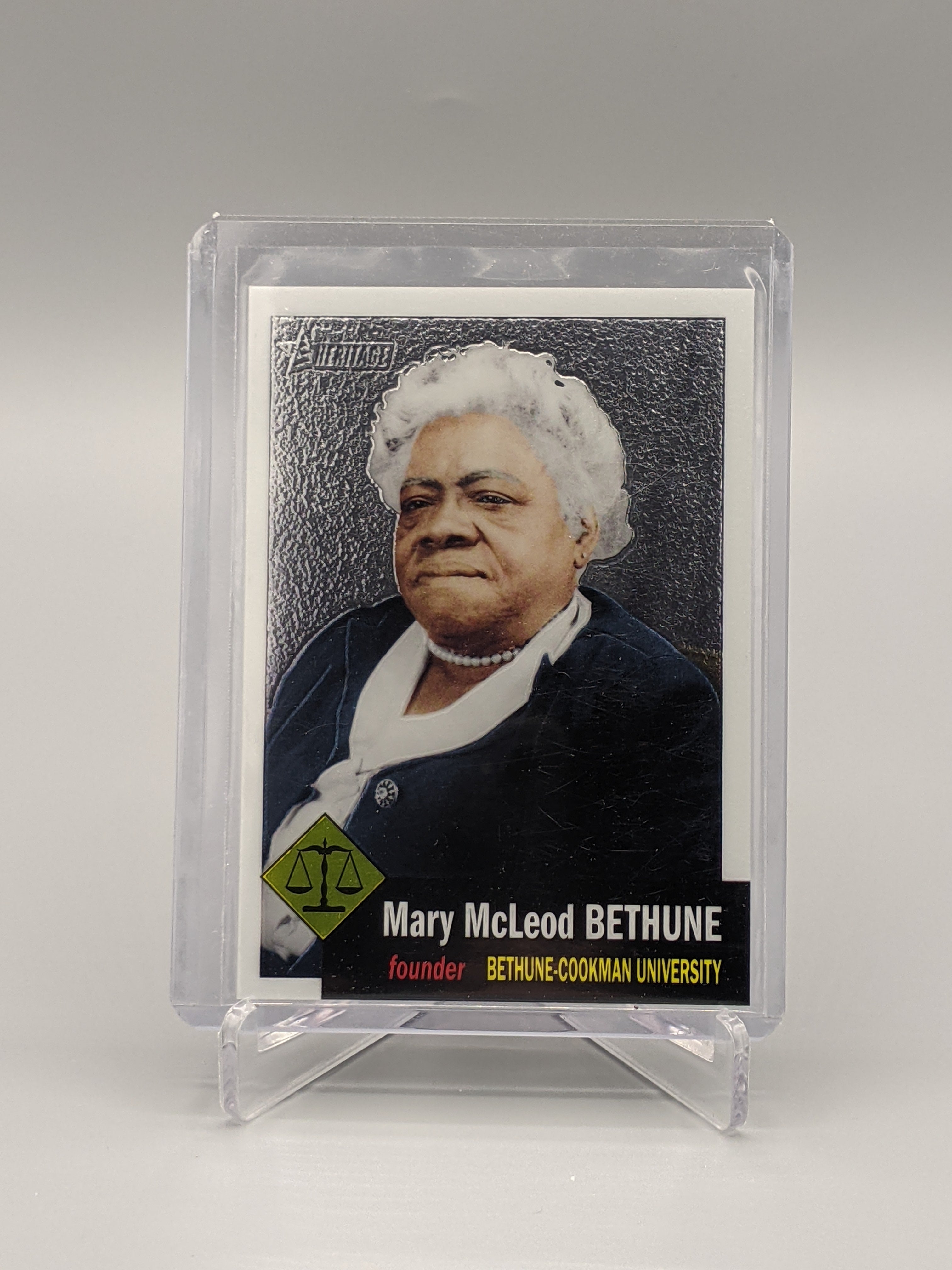 2009 Topps American Heritage Heroes Chrome #C27 Mary McLeod Bethune #/1776