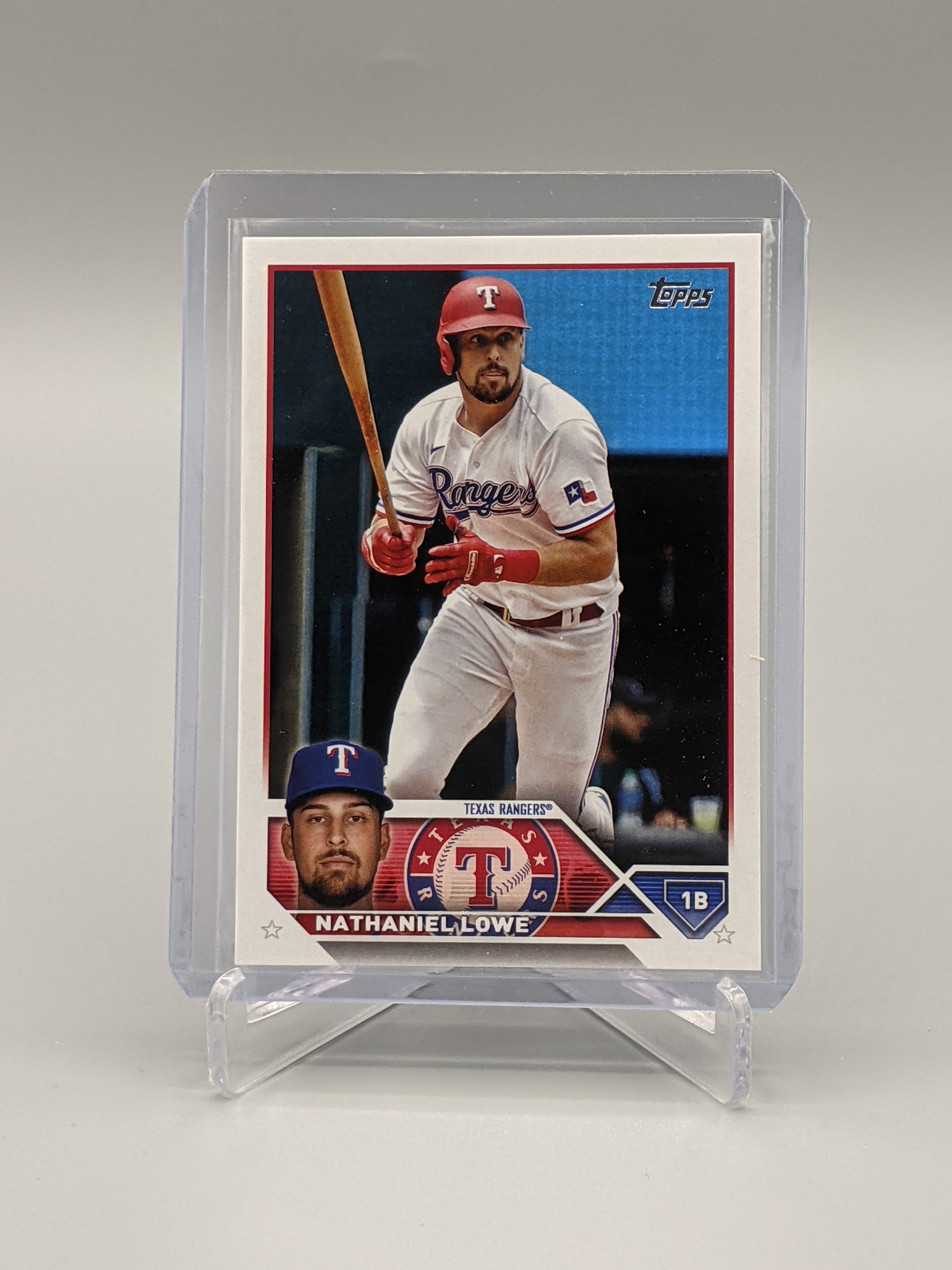 2023 Topps Advanced Statistics #124 Nathaniel Lowe #/300 Rangers