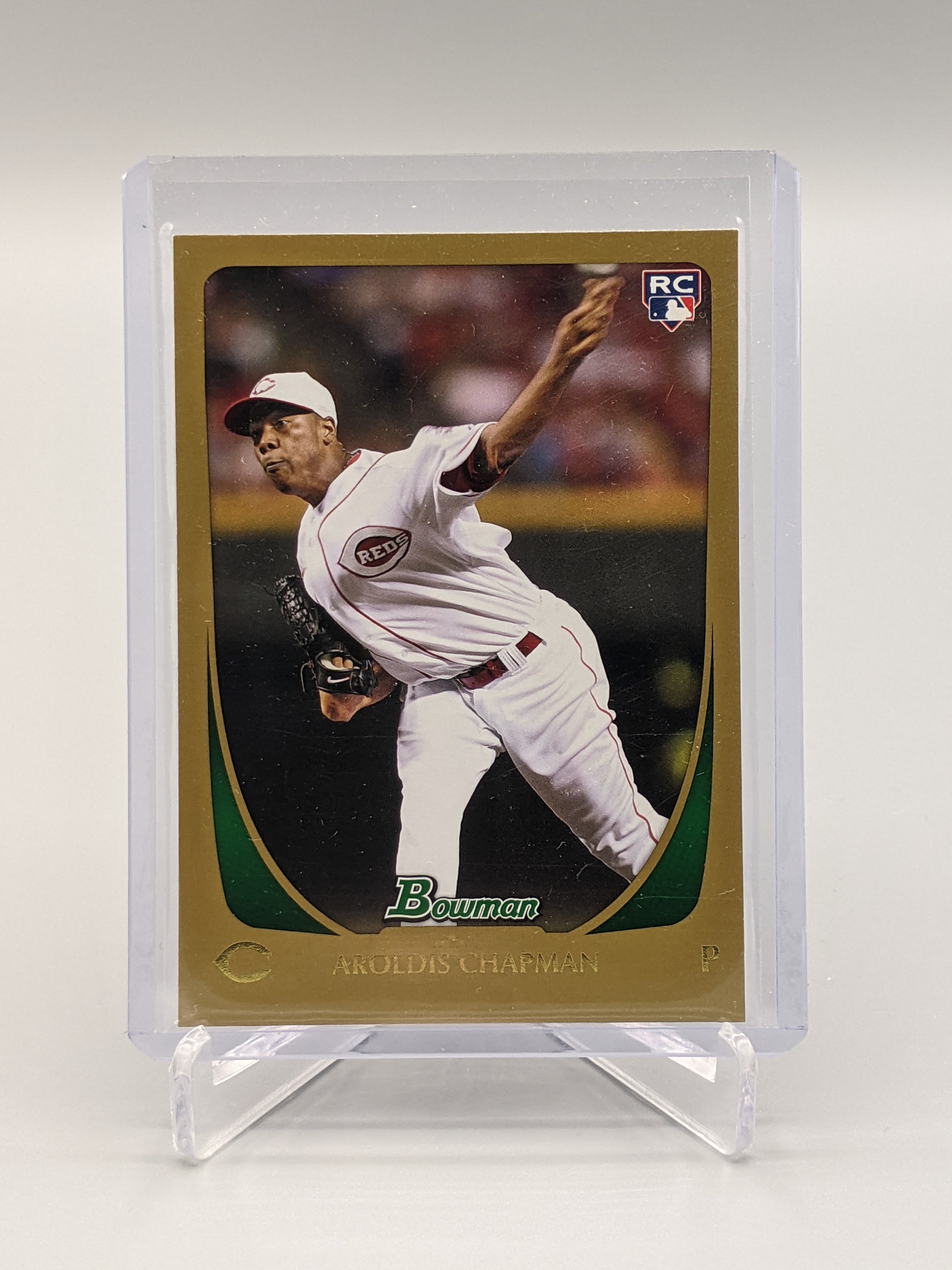 2011 Bowman Gold #197 Aroldis Chapman RC Reds
