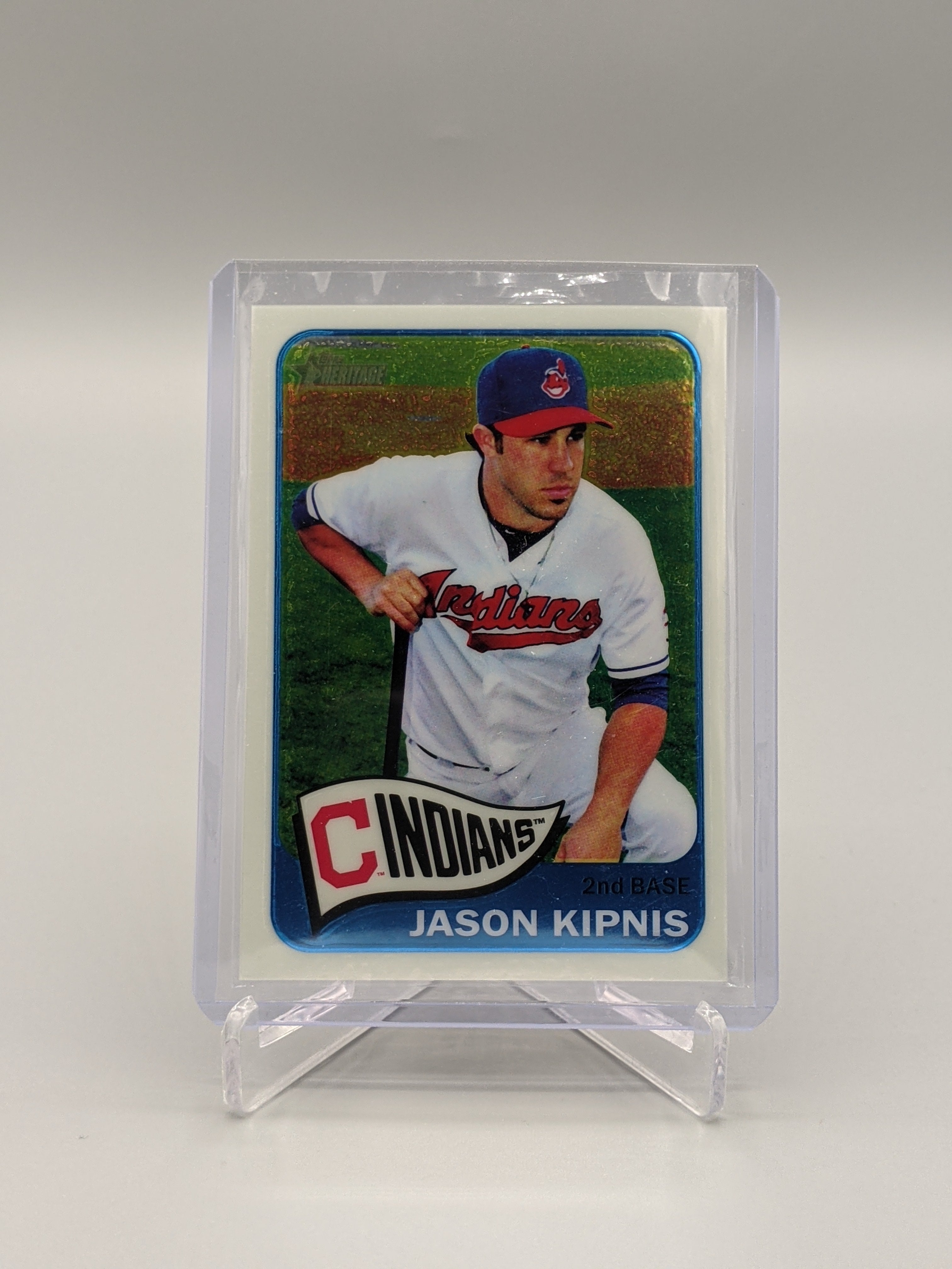 2014 Topps Heritage SP Chrome #448 Jason Kipnis #/999 Indians