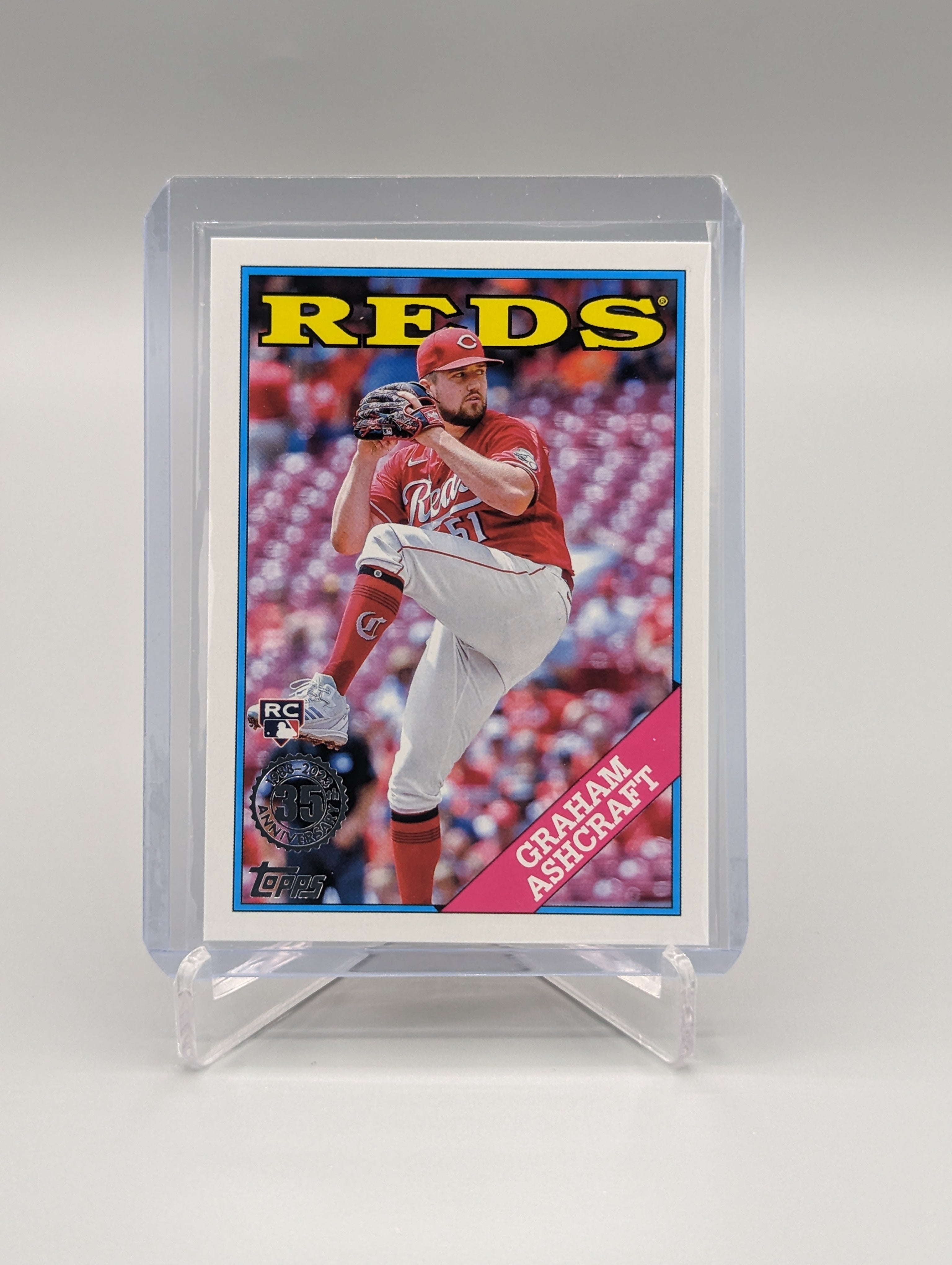 2023 Topps 35th Anniversary 1988 Topps #T88-29 Graham Ashcraft RC Reds –  Chief Wahoo Sportscards