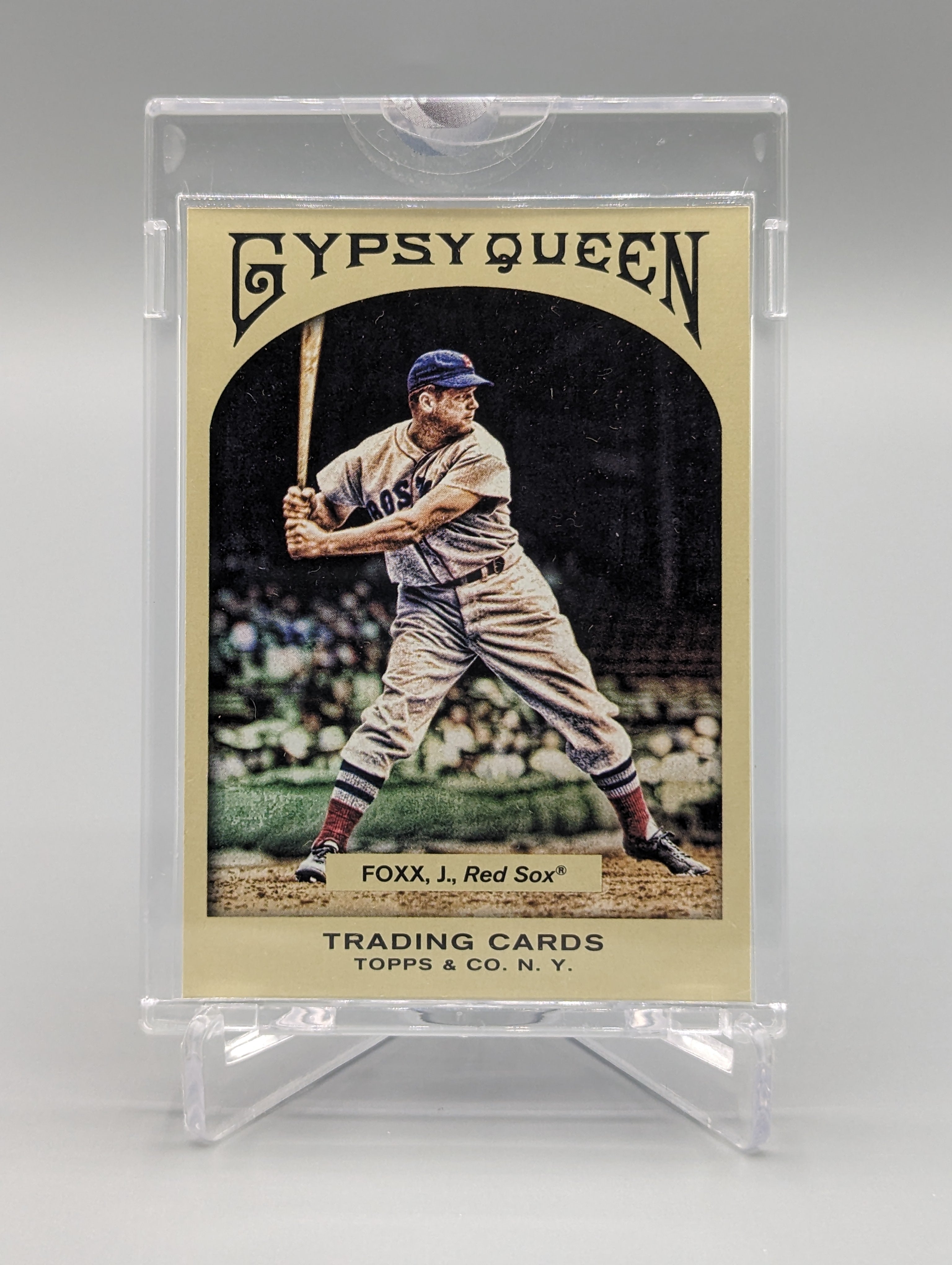 2011 Topps Vault Blank Back Proof #1/1 Gypsy Queen #NNO Jimmy Foxx Red Sox