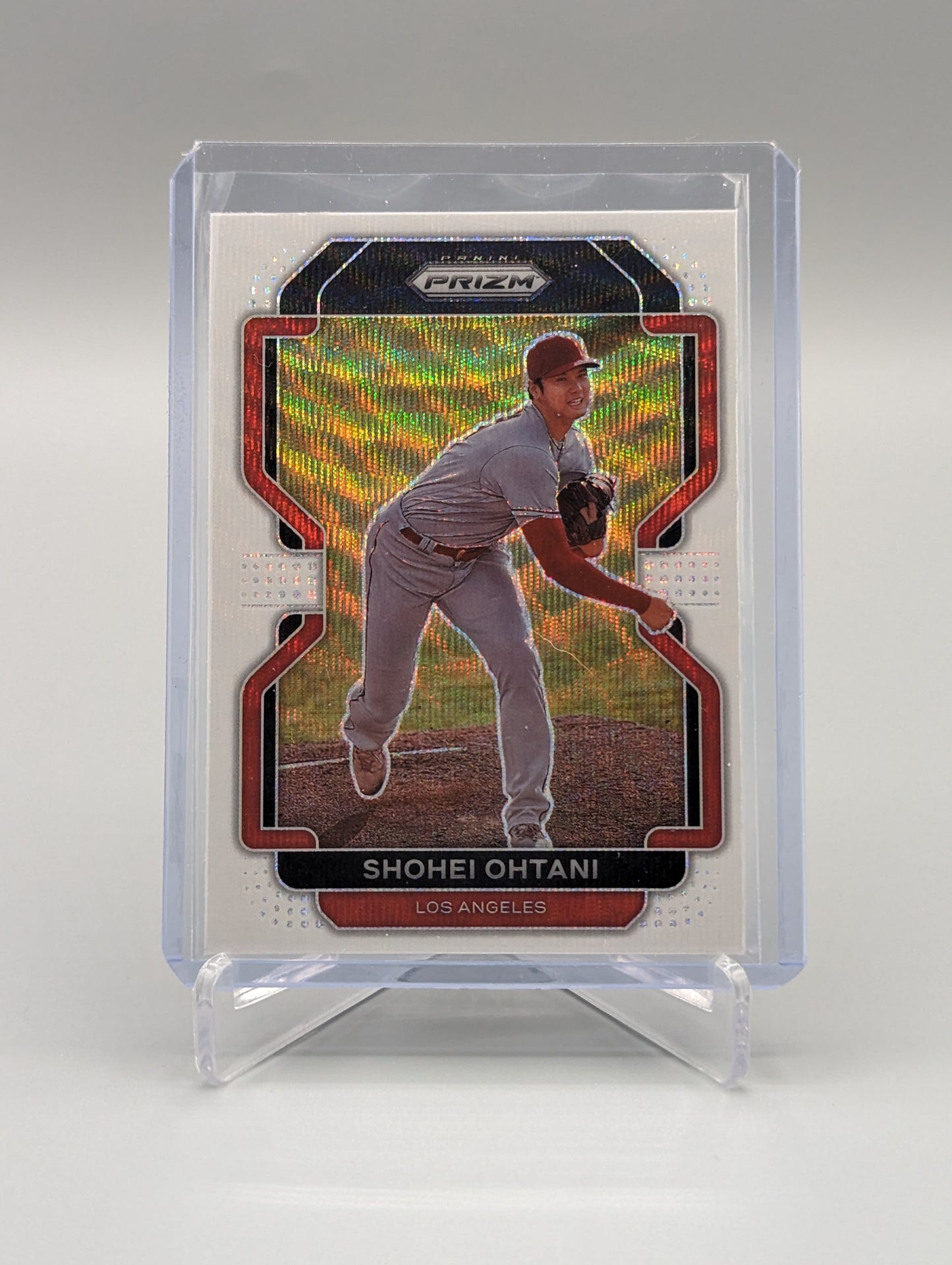 2022 Prizm White Wave #41 Shohei Ohtani Angels
