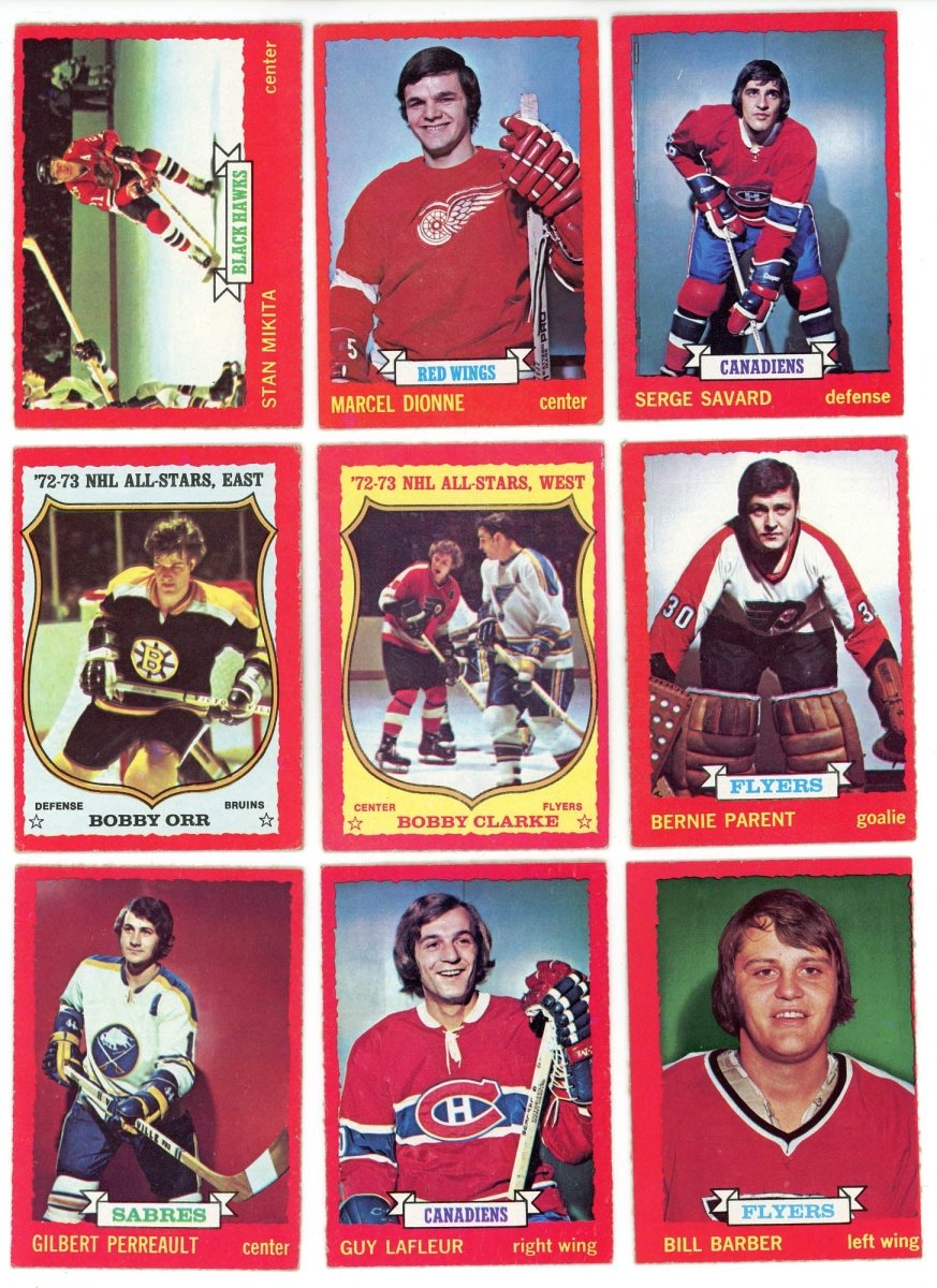1973-74 O-PEE-CHEE HOCKEY COMPLETE SET BREAK - 14 CARDS PER BOX! 2 HOFERS PER BOX!