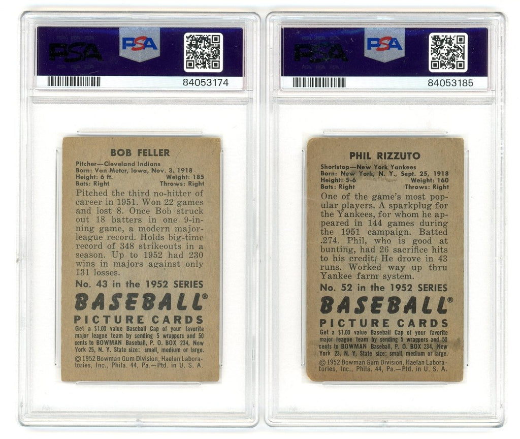 1952 BOWMAN BASEBALL COMPLETE GRADED SET BREAK - 2 GRADED CARDS PER BOX!