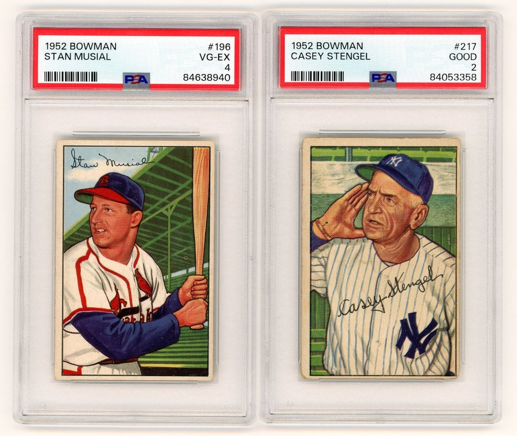 1952 BOWMAN BASEBALL COMPLETE GRADED SET BREAK - 2 GRADED CARDS PER BOX!