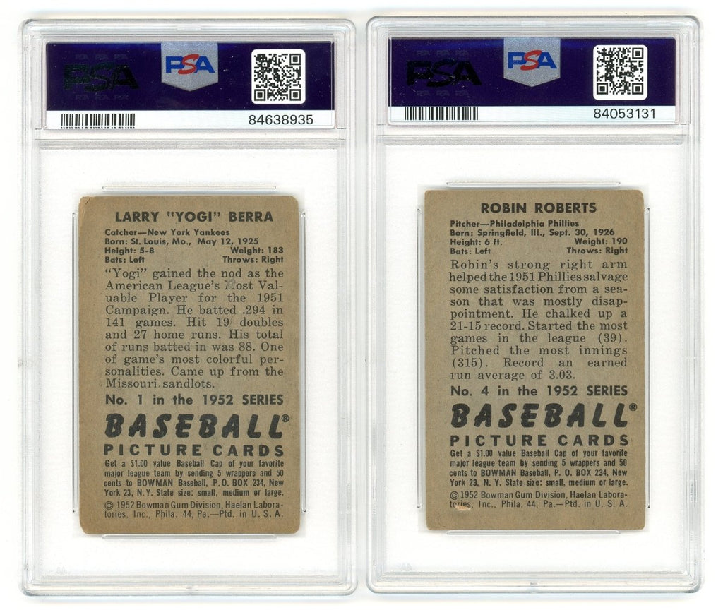 1952 BOWMAN BASEBALL COMPLETE GRADED SET BREAK - 2 GRADED CARDS PER BOX!