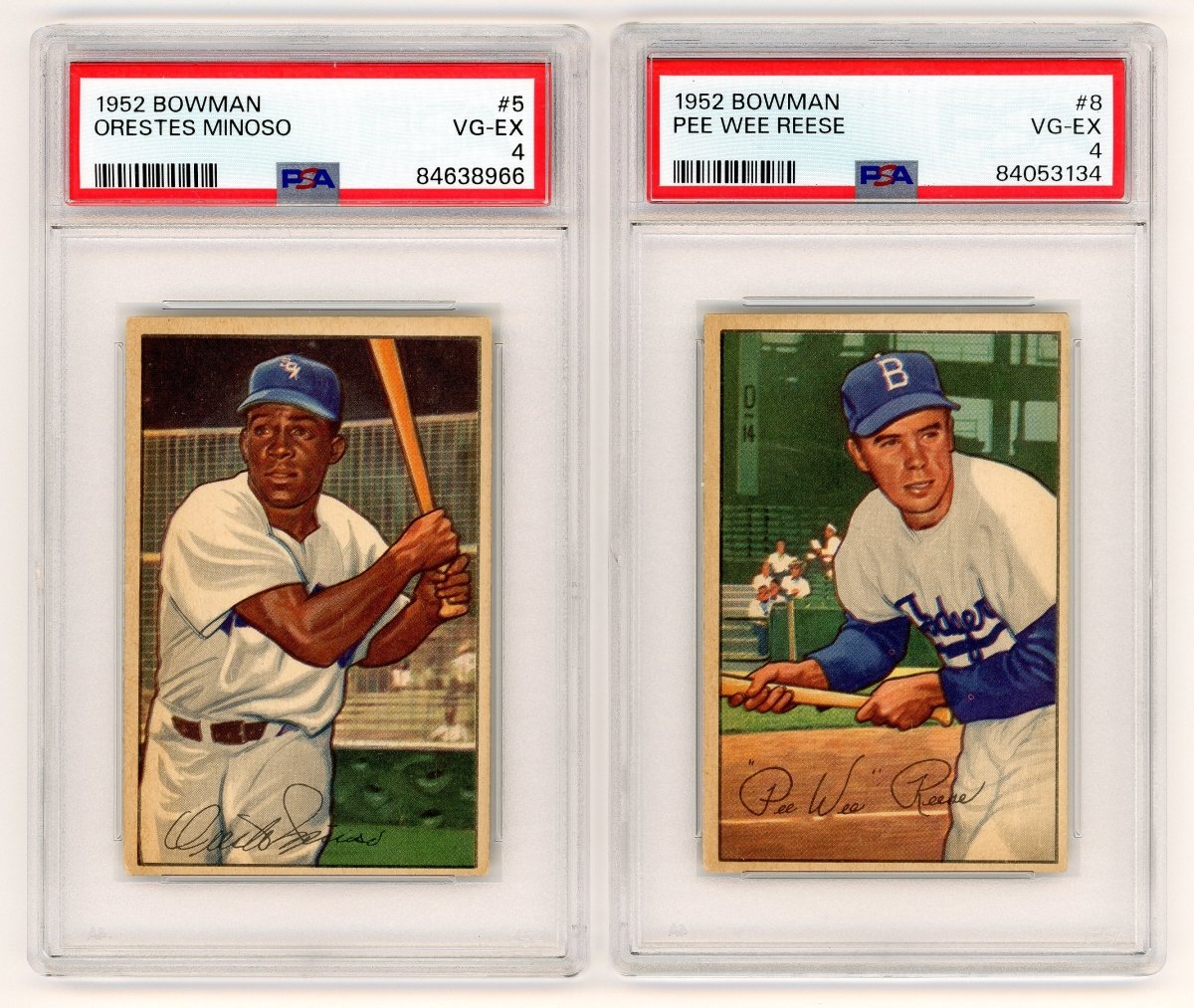 1952 BOWMAN BASEBALL COMPLETE GRADED SET BREAK - 2 GRADED CARDS PER BOX!