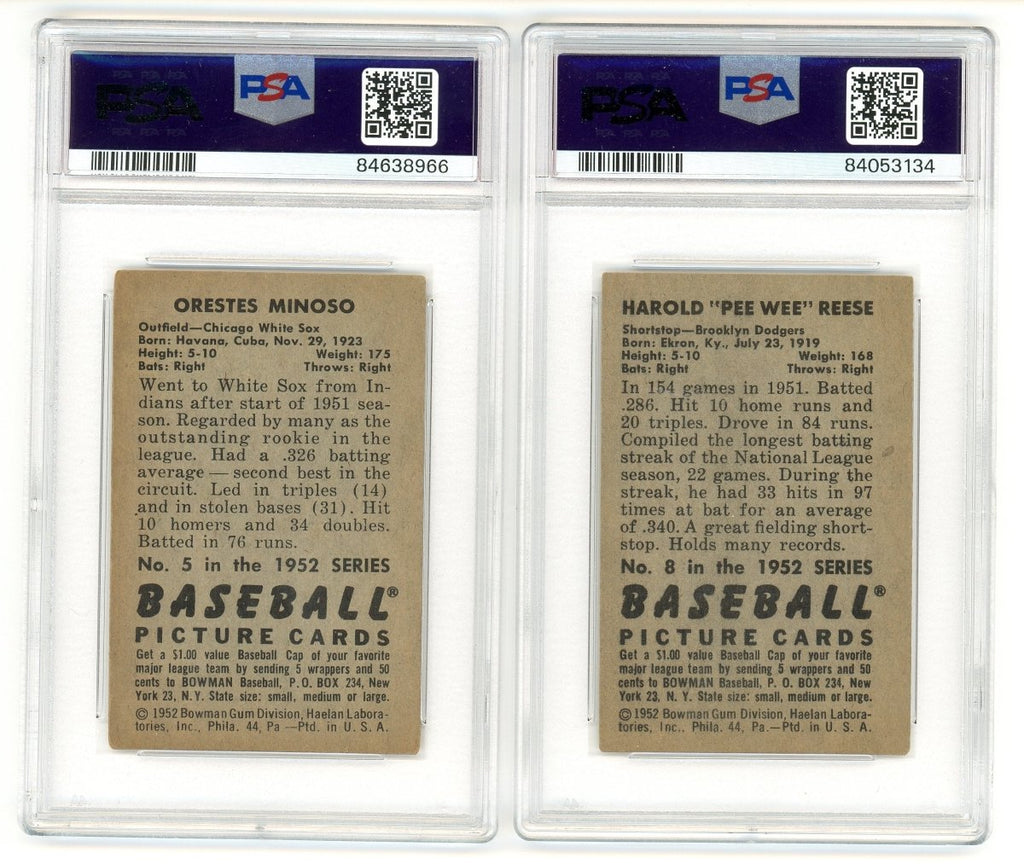 1952 BOWMAN BASEBALL COMPLETE GRADED SET BREAK - 2 GRADED CARDS PER BOX!