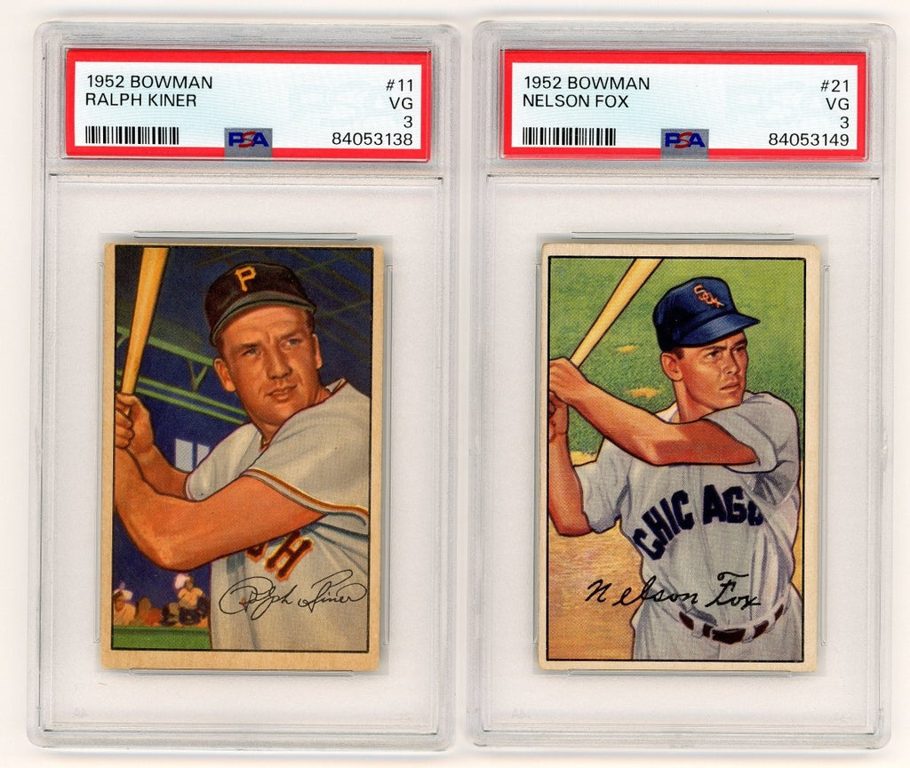 1952 BOWMAN BASEBALL COMPLETE GRADED SET BREAK - 2 GRADED CARDS PER BOX!
