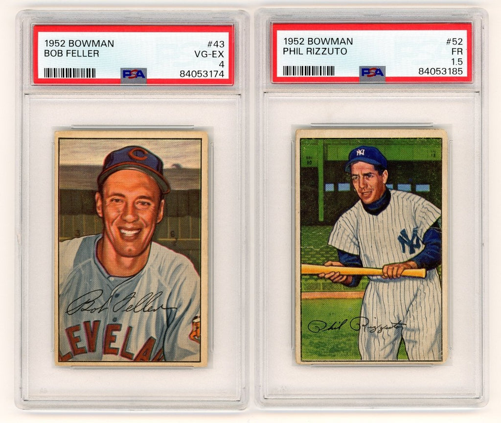 1952 BOWMAN BASEBALL COMPLETE GRADED SET BREAK - 2 GRADED CARDS PER BOX!