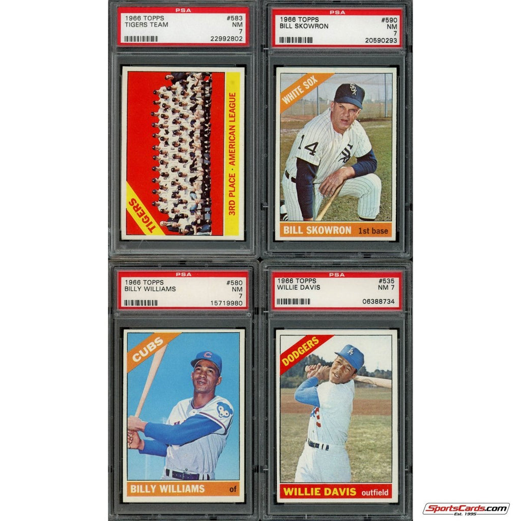 1966 Topps Baseball Complete Graded Set Break - (1) PSA 7 or Better Graded Card Per Box!