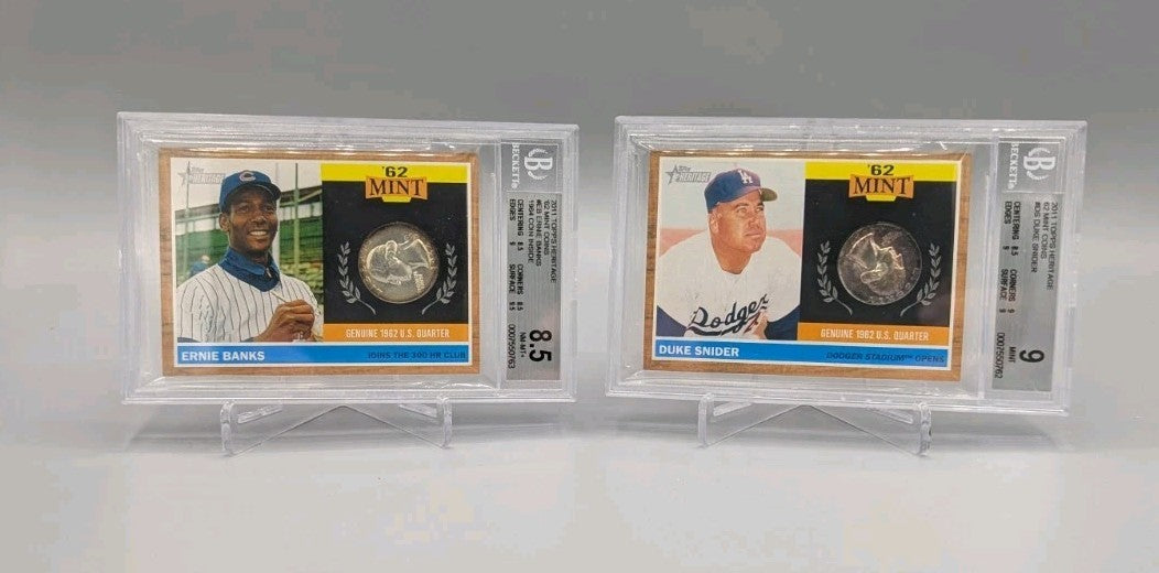 2011 Topps Heritage 62 Mint Coin Complete Set BGS Most Pop 1  (20 Cards)