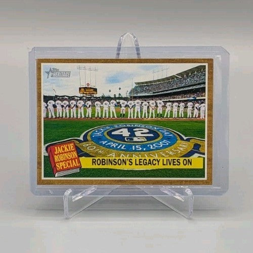 2011 Topps Heritage Jackie Robinson Special Complete Set (10 Cards) #135B-#144B