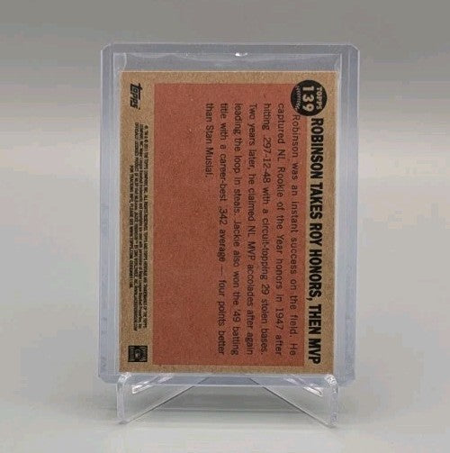 2011 Topps Heritage Jackie Robinson Special Complete Set (10 Cards) #135B-#144B