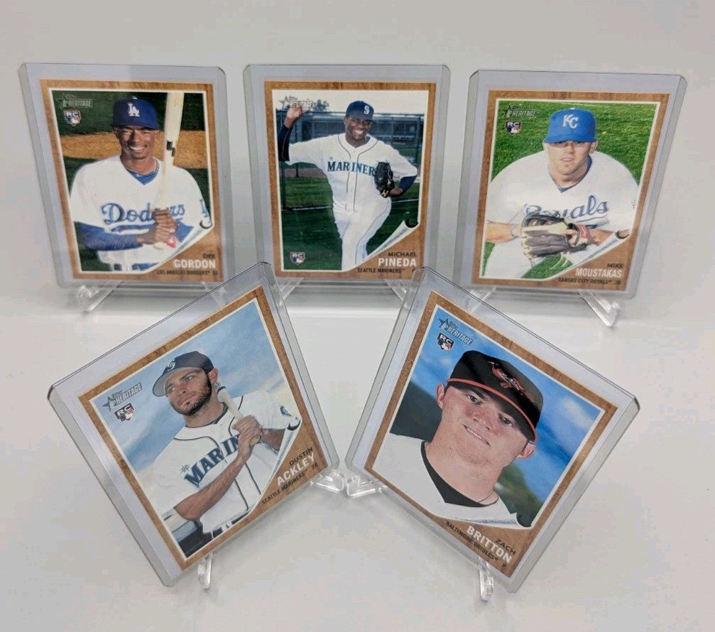 2011 Topps Heritage National Convention RC Lot (5 Card Set) #/299
