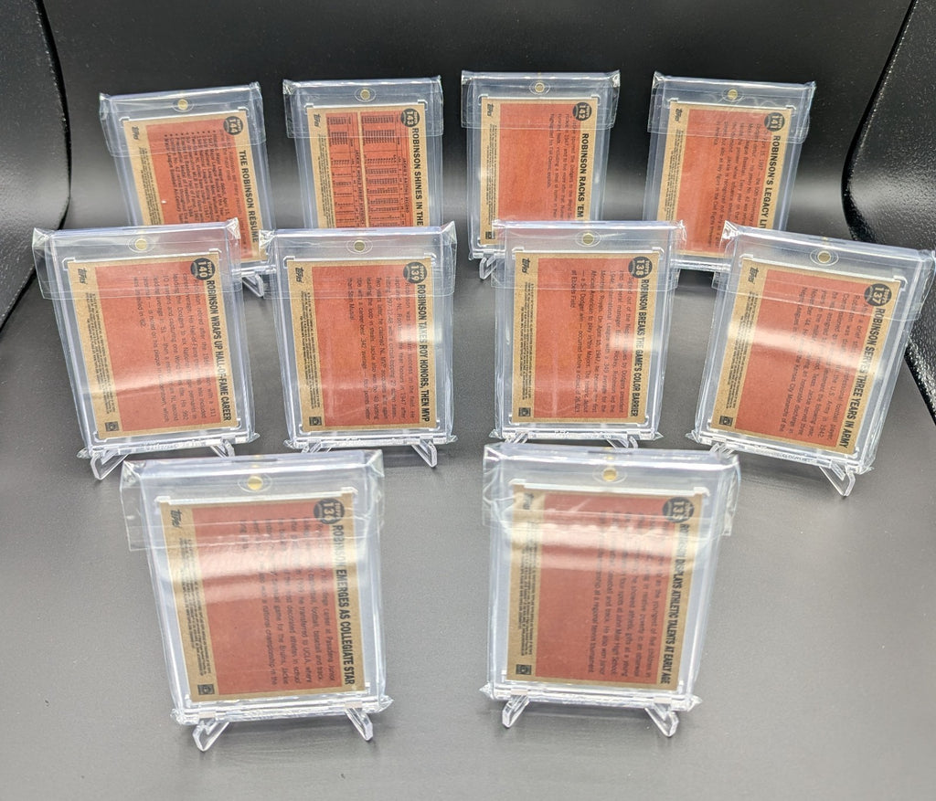 2011 Topps Heritage Jackie Robinson Special Relic Complete Set (10 Cards) #/42
