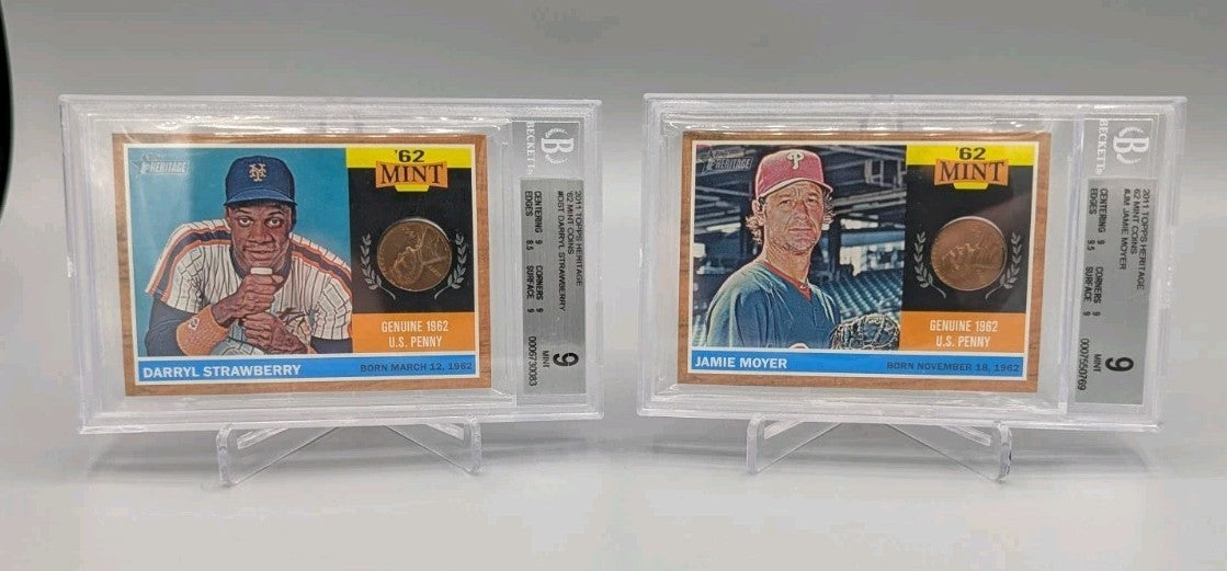 2011 Topps Heritage 62 Mint Coin Complete Set BGS Most Pop 1  (20 Cards)