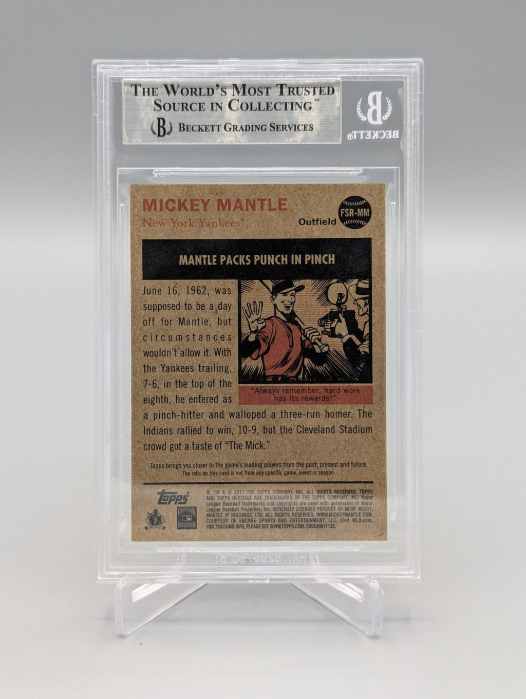 2011 Topps Heritage Flashback Stadium Relic Complete Set BGS Pop 1  (10 Cards)