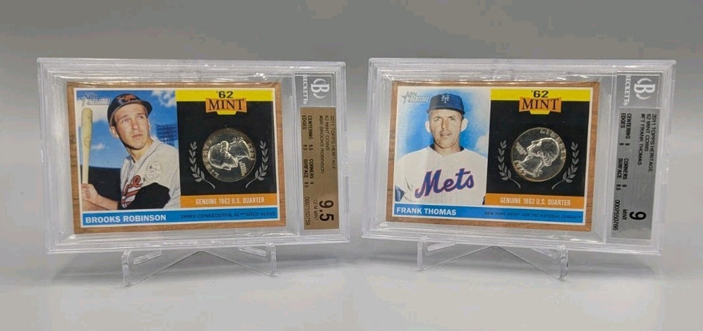 2011 Topps Heritage 62 Mint Coin Complete Set BGS Most Pop 1  (20 Cards)