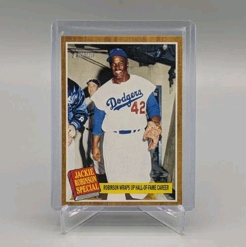 2011 Topps Heritage Jackie Robinson Special Complete Set (10 Cards) #135B-#144B