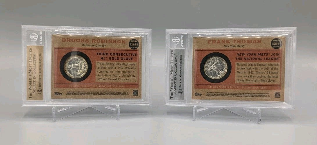 2011 Topps Heritage 62 Mint Coin Complete Set BGS Most Pop 1  (20 Cards)