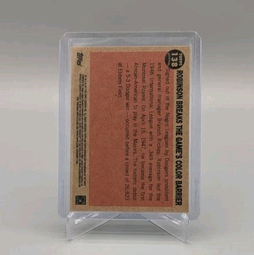 2011 Topps Heritage Jackie Robinson Special Complete Set (10 Cards) #135B-#144B