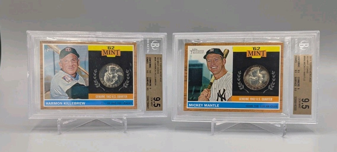 2011 Topps Heritage 62 Mint Coin Complete Set BGS Most Pop 1  (20 Cards)
