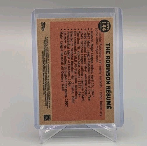 2011 Topps Heritage Jackie Robinson Special Complete Set (10 Cards) #135B-#144B