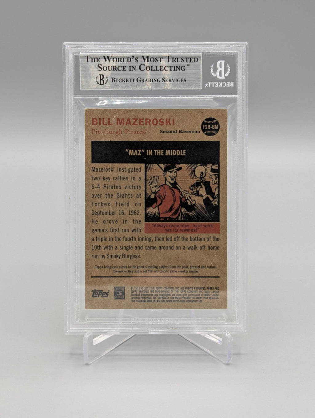 2011 Topps Heritage Flashback Stadium Relic Complete Set BGS Pop 1  (10 Cards)