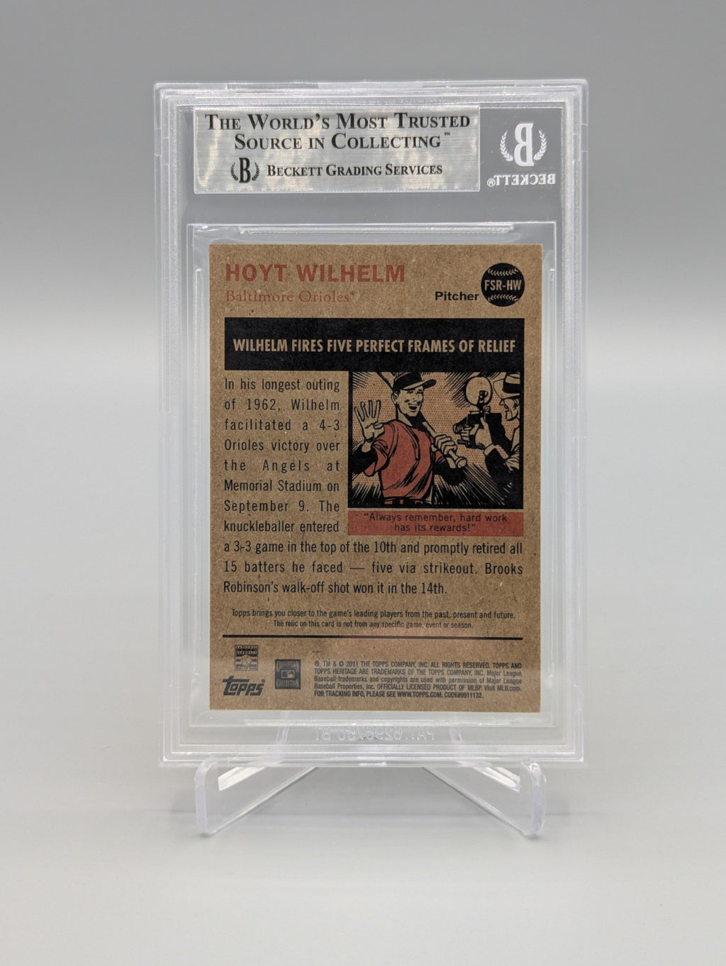 2011 Topps Heritage Flashback Stadium Relic Complete Set BGS Pop 1  (10 Cards)