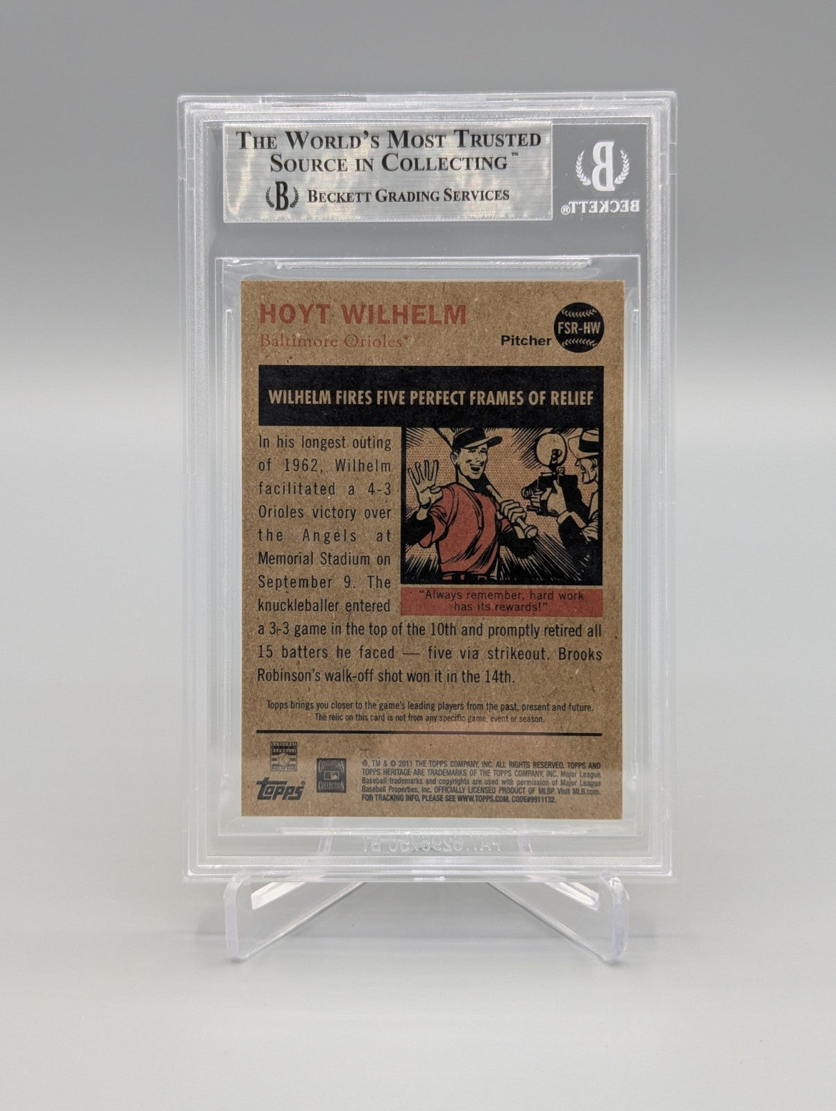 2011 Topps Heritage Flashback Stadium Relic Complete Set BGS Pop 1  (10 Cards)