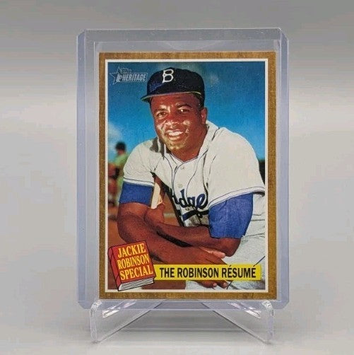 2011 Topps Heritage Jackie Robinson Special Complete Set (10 Cards) #135B-#144B