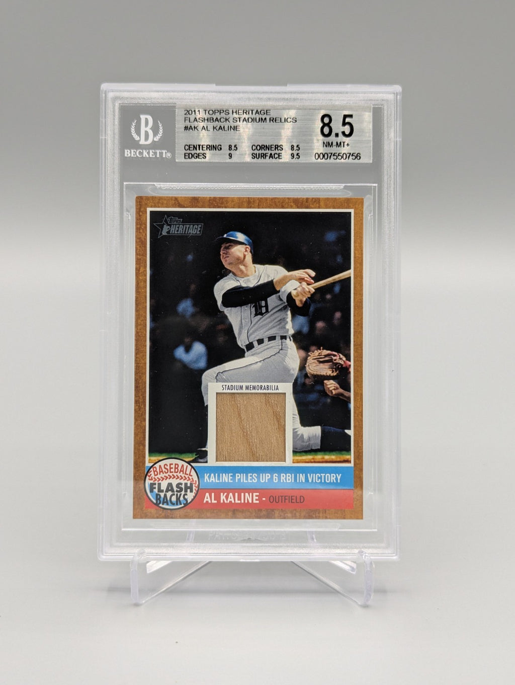 2011 Topps Heritage Flashback Stadium Relic Complete Set BGS Pop 1  (10 Cards)
