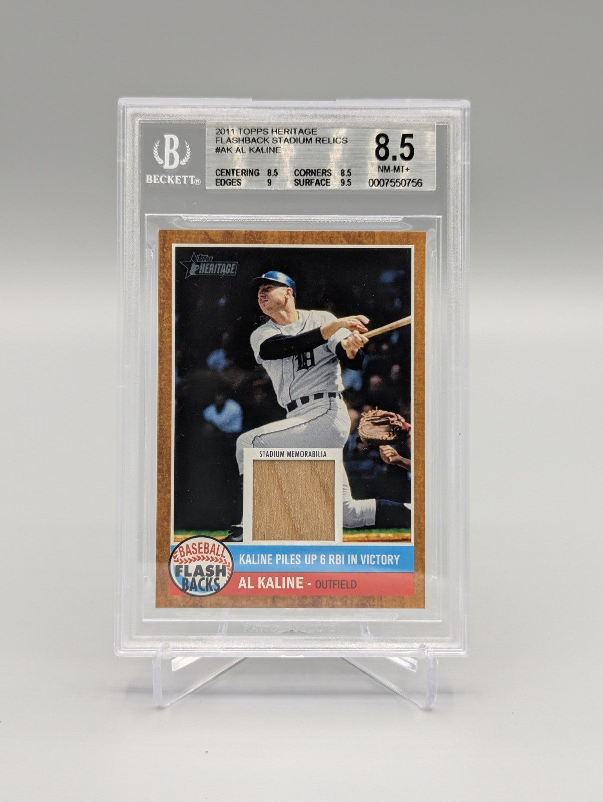 2011 Topps Heritage Flashback Stadium Relic Complete Set BGS Pop 1  (10 Cards)